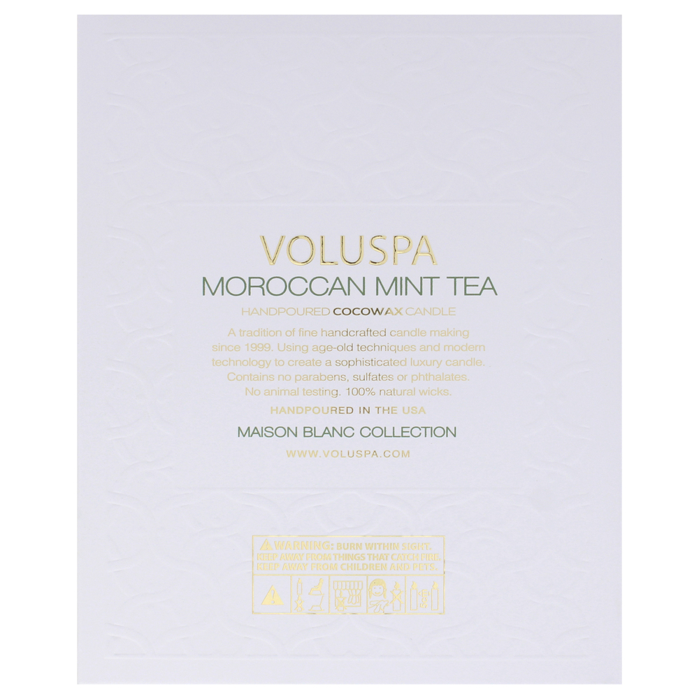 Voluspa Moroccan Mint Tea Candle 9.5 oz - Picture 7 of 8